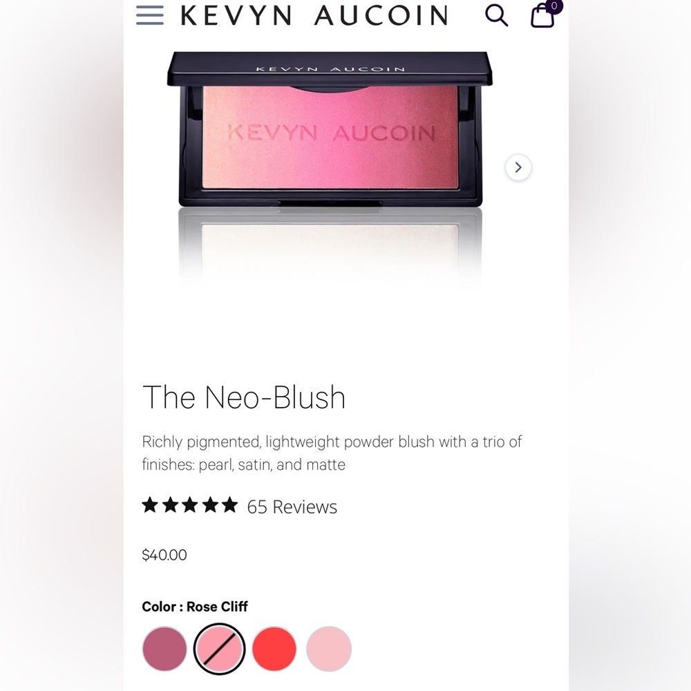 Kevyn Aucoin Neo-Blush “Rose Cliff”